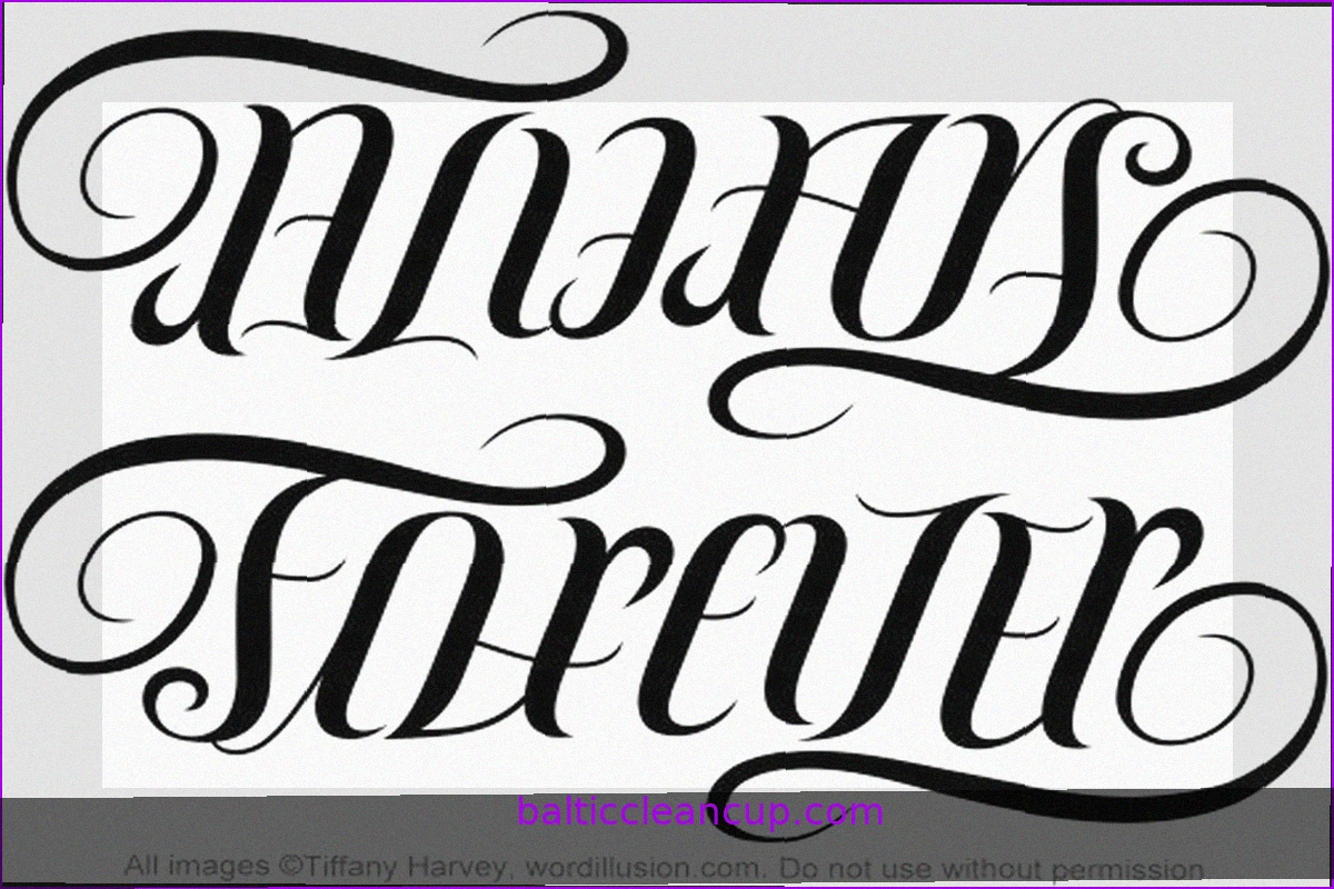 The Secret Language of Ambigram Tattoos: What Your Flip Design Really Says