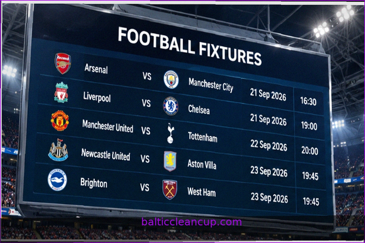 Reading Football Schedules: A Fan's Guide to Match Context