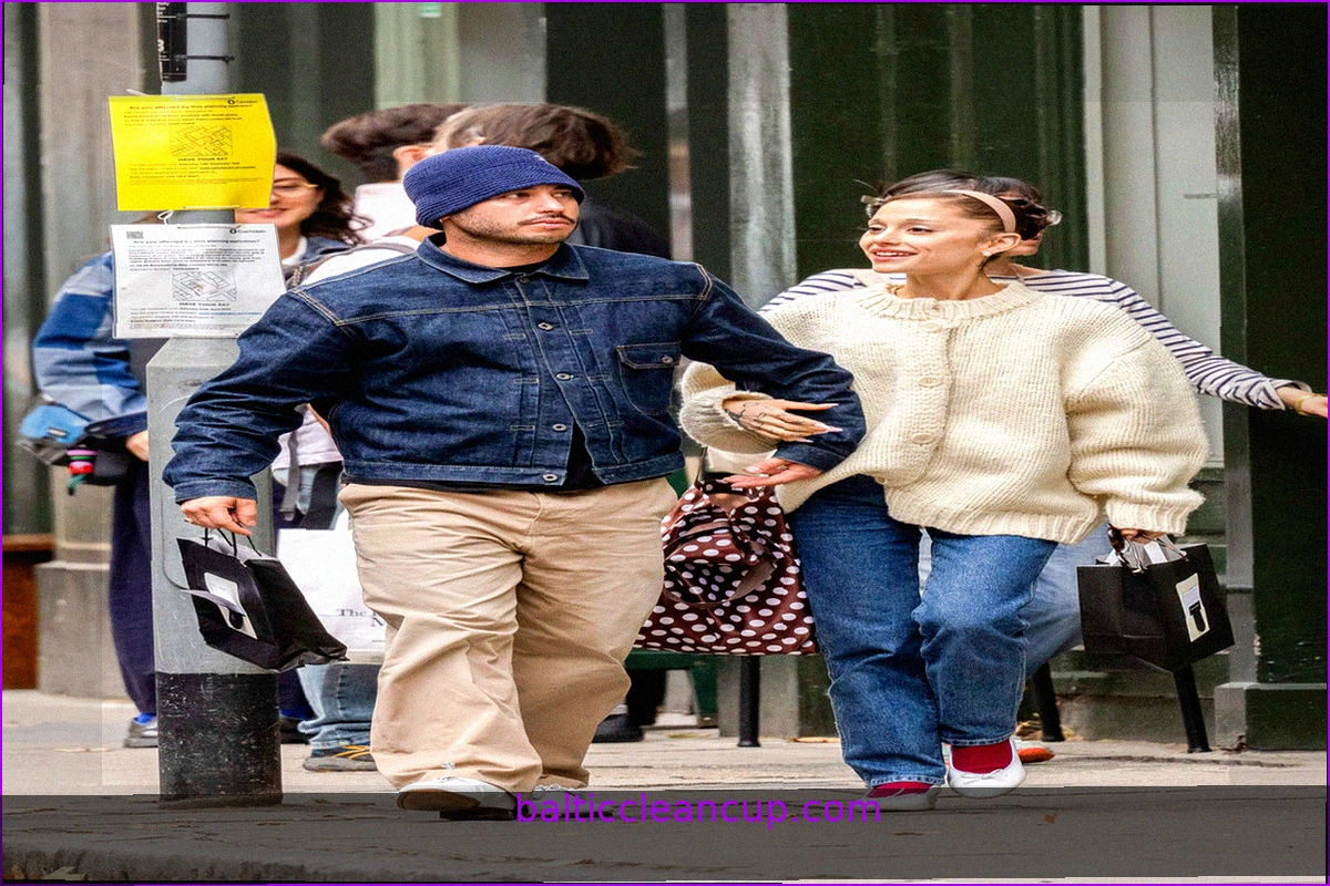 Ariana Grande and Ricky Álvarez Bundle Up for London Adventures