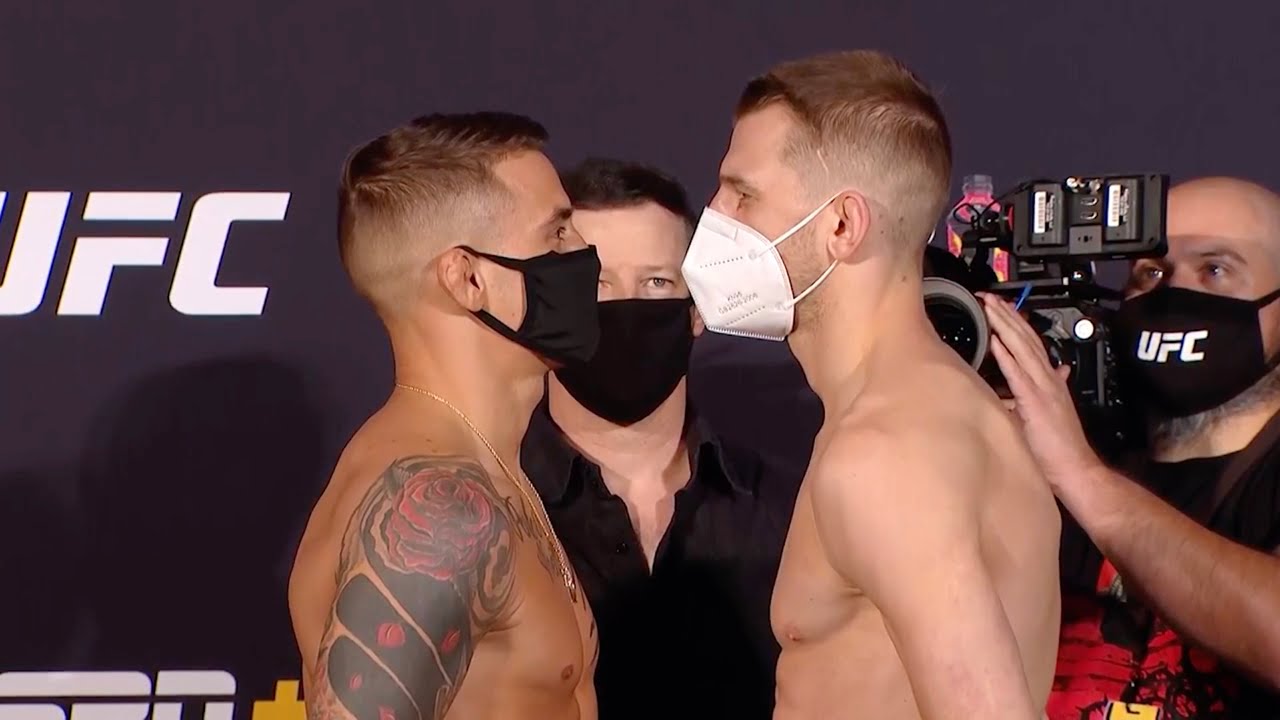 Preview Allen Vows Early Finish As Fisher Rematch Weigh-In Takes Place