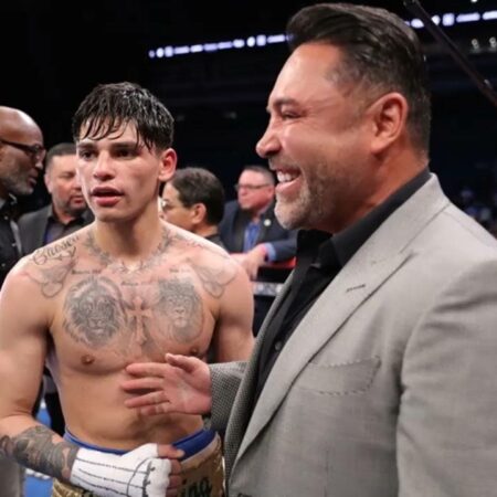 Oscar De La Hoya Teases Ryan Garcia’s Comeback