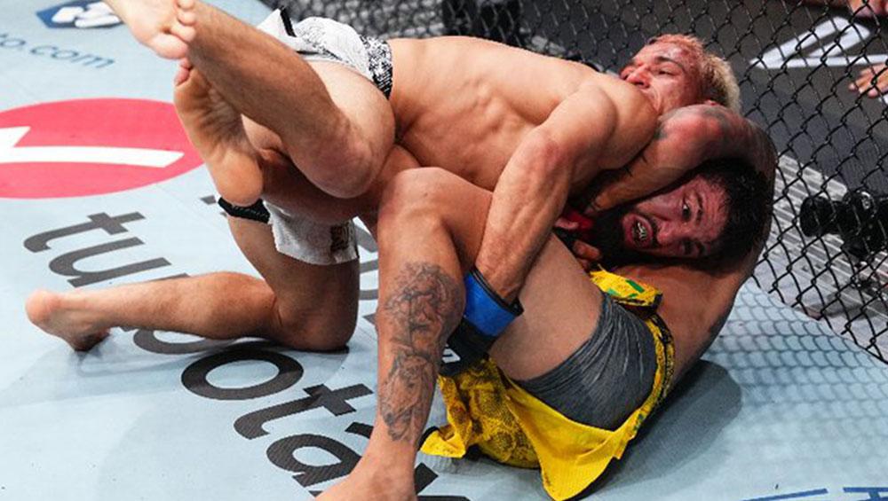 Preview Arman Tsarukyan chokes out Bellator legend in cage return hours after Paddy Pimblett’s ‘nobody cares’ jibe