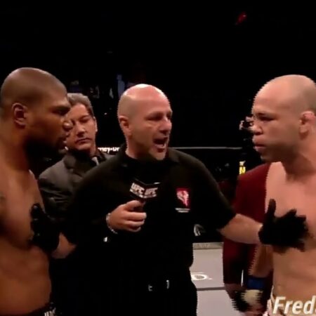 UFC 316 star storms out of Media Day when asked about bitter feud with Rampage Jackson