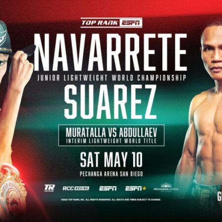 San Diego Card Weigh-ins: Navarrete, Suarez, Muratalla, Abdullaev All Make Weight