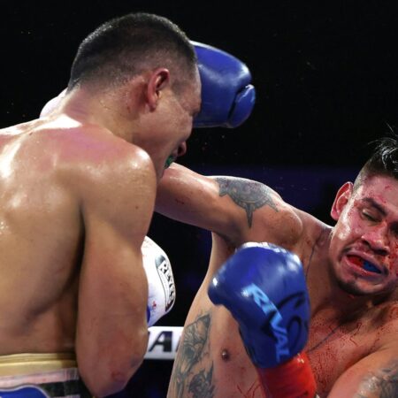 Navarrete Wins by Technical Decision to Defend Title