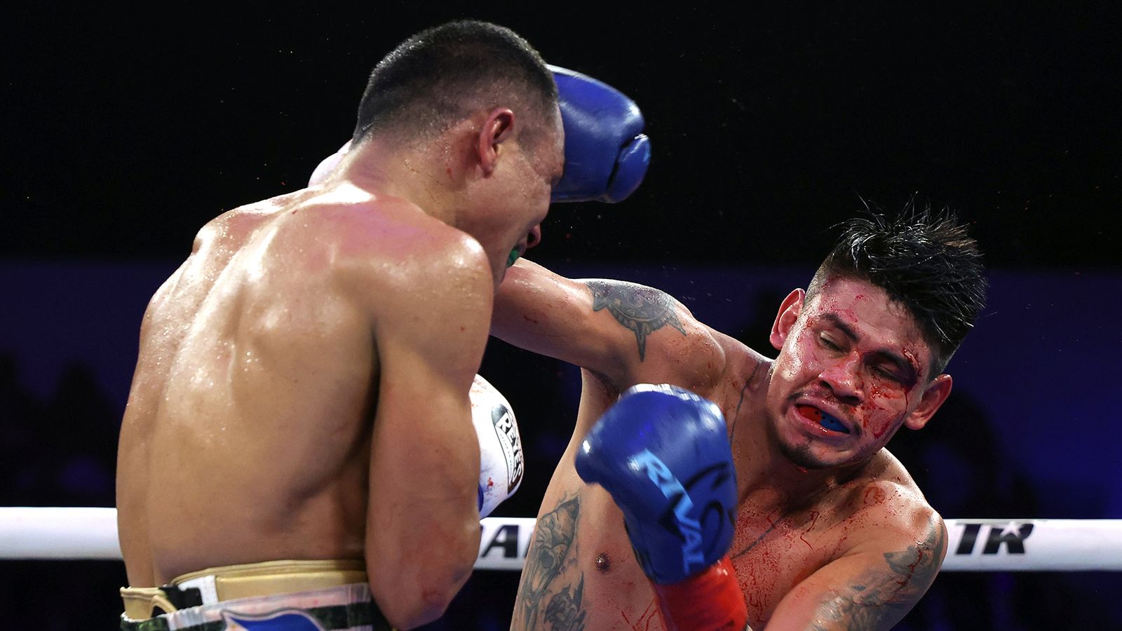 Preview Navarrete Wins by Technical Decision to Defend Title