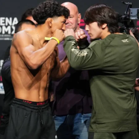 Unexpected Contact: Raul Rosas Jr. Accidentally Hits Fan at UFC 317 Weigh-ins