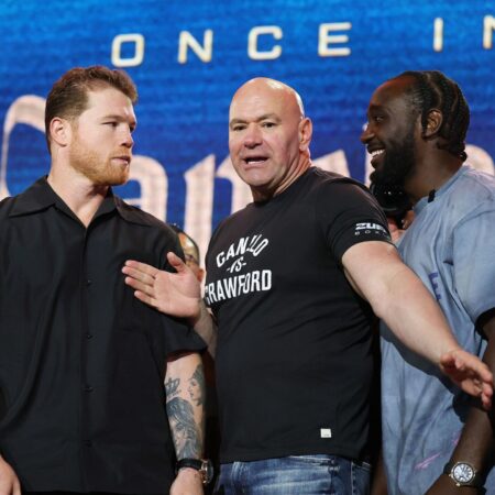 Dana White Teases Eye-watering Figure For Canelo-Crawford Performance Bonus