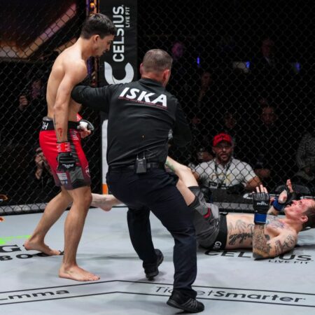 Biaggio Ali Walsh gets put to sleep in shocking upset loss to Ronnie Gibbs at PFL 7
