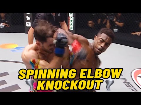 Preview Gustavo Oliveira Delivers Spectacular Spinning Elbow Knockout at PFL Europe 2