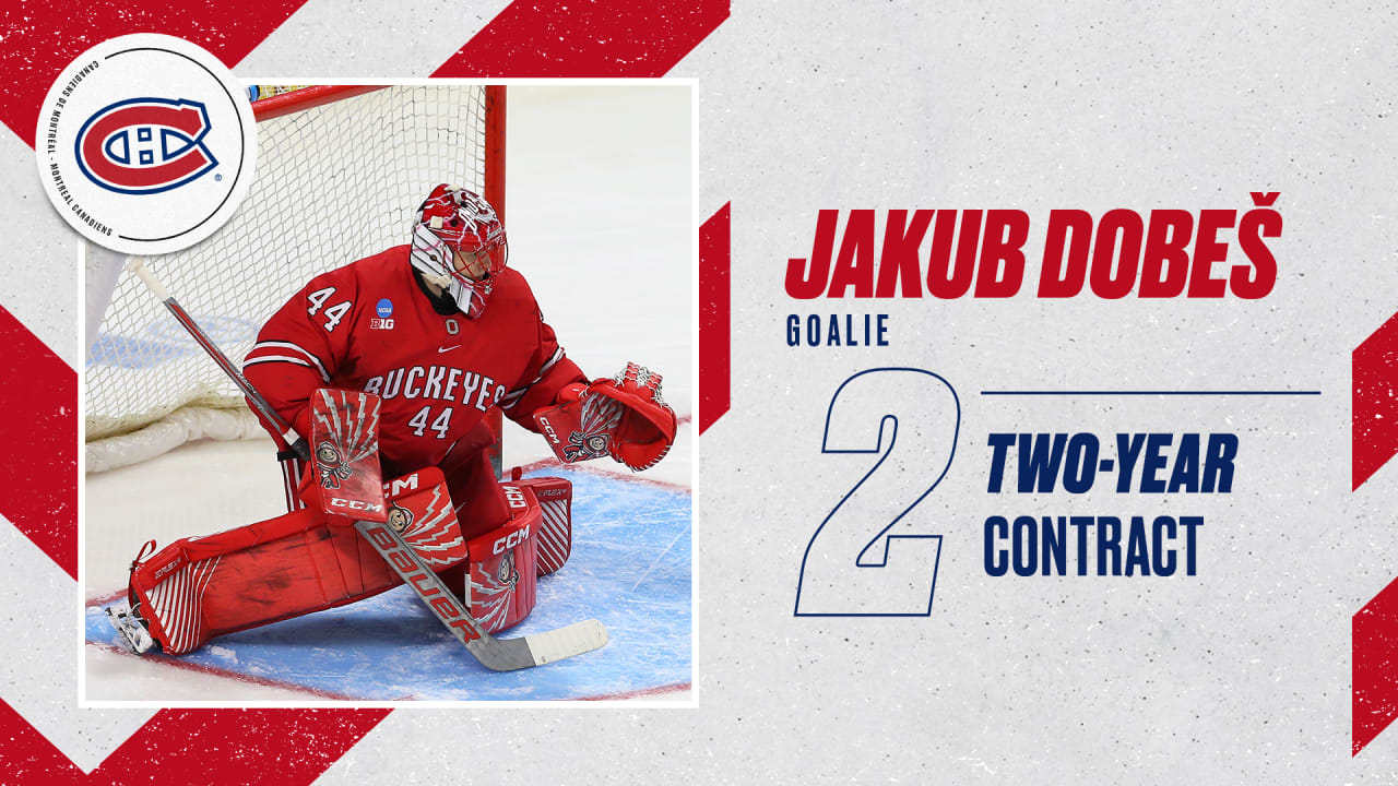 Preview Jakub Dobes Locks In Two-Year Contract with Canadiens