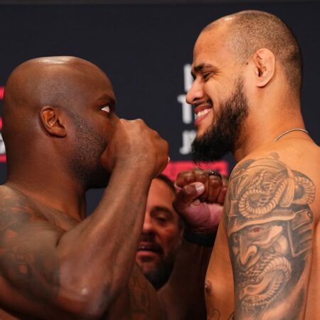 Derrick Lewis Hits Record Low Weight Ahead of UFC Nashville Main Event