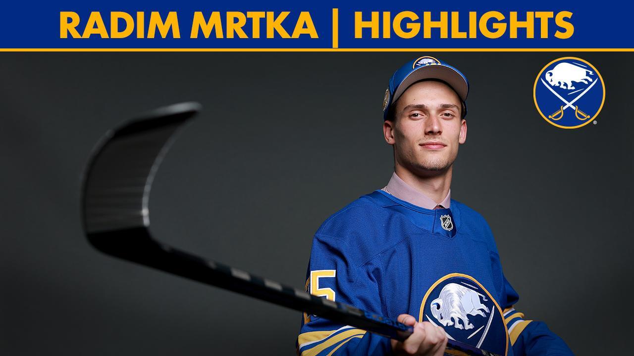 Preview Radim Mrtka: The Buffalo Sabres’ New Defensive Cornerstone Begins His Professional Ascent