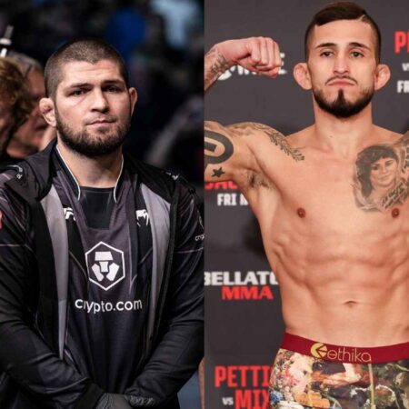 The Unseen Code: Khabib Nurmagomedov’s Respectful Exchange with Sergio Pettis Amidst Dubai’s Octagon Drama