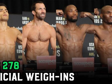 The Scale’s Verdict: Drama and Precision at UFC 320 Weigh-Ins