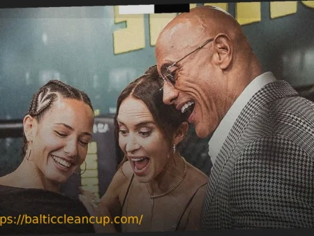 Alina Dalaslan’s Spinning Elbow Wows The Rock at ‘The Smashing Machine’ Premiere