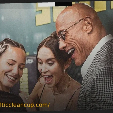 Alina Dalaslan’s Spinning Elbow Wows The Rock at ‘The Smashing Machine’ Premiere