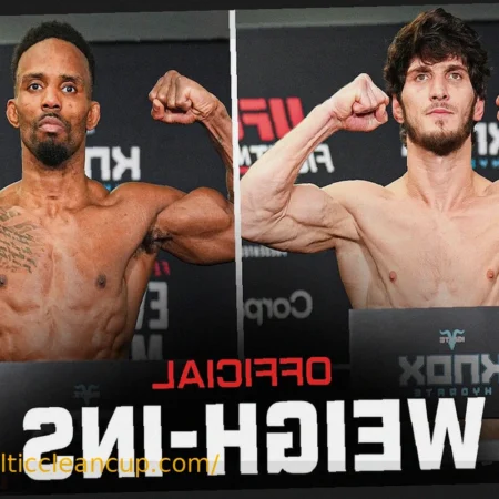 UFC London Weigh-ins: Evloev and Murphy On Point, One Fight Canned Due to Scale Fail
