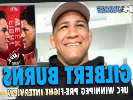 Гилберт Бёрнс: Давление на Майке Маллотте в UFC Виннипег, несмотря на серию поражений: «Я спокоен»