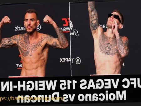 UFC Vegas 115: Мойкано против Дункана – Полный Кард Боев