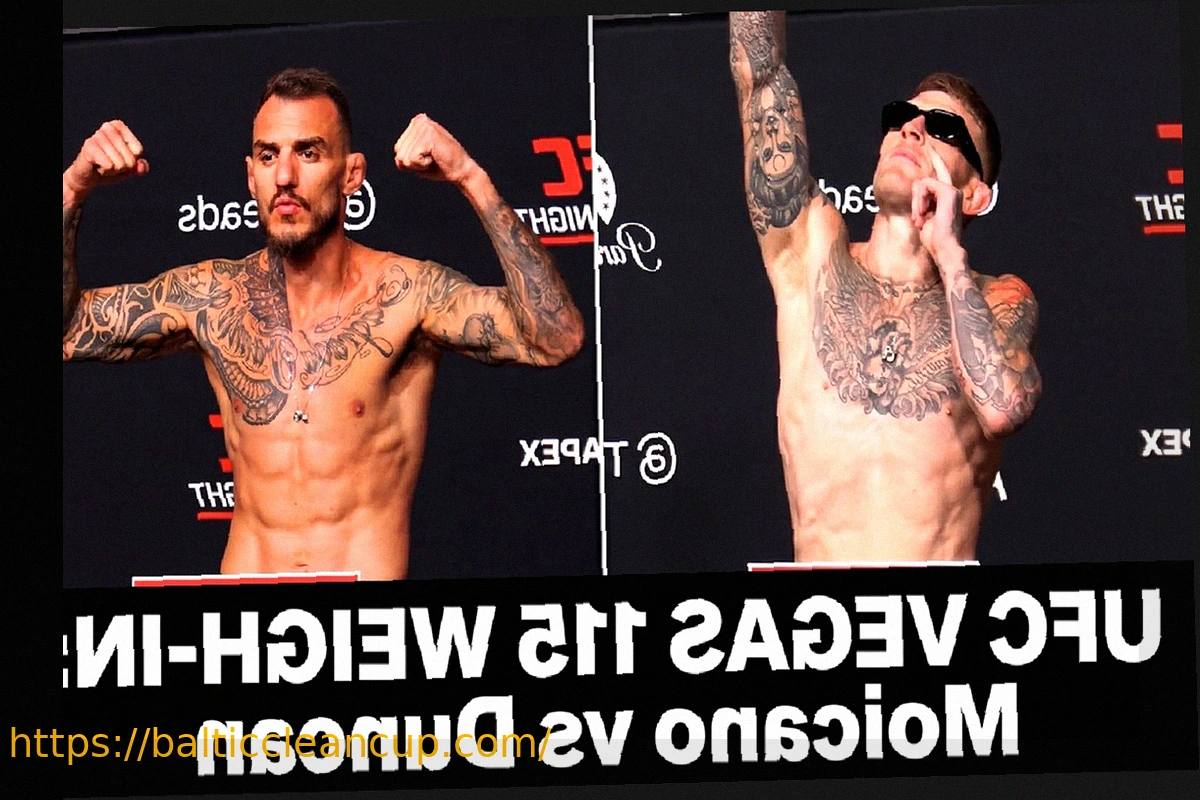 Preview UFC Vegas 115 Weigh-in Results – Moicano vs. Duncan and Full Card