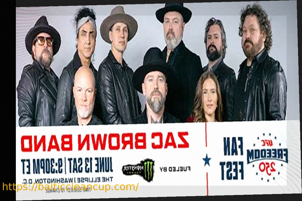 Preview Zac Brown Band to Headline UFC Freedom 250 Fan Fest with Free Concert